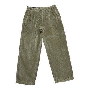 BOBBY JONES Vintage Luxury CORDUROY Casual Baggy Loose Designer Pants Mens 33x30
